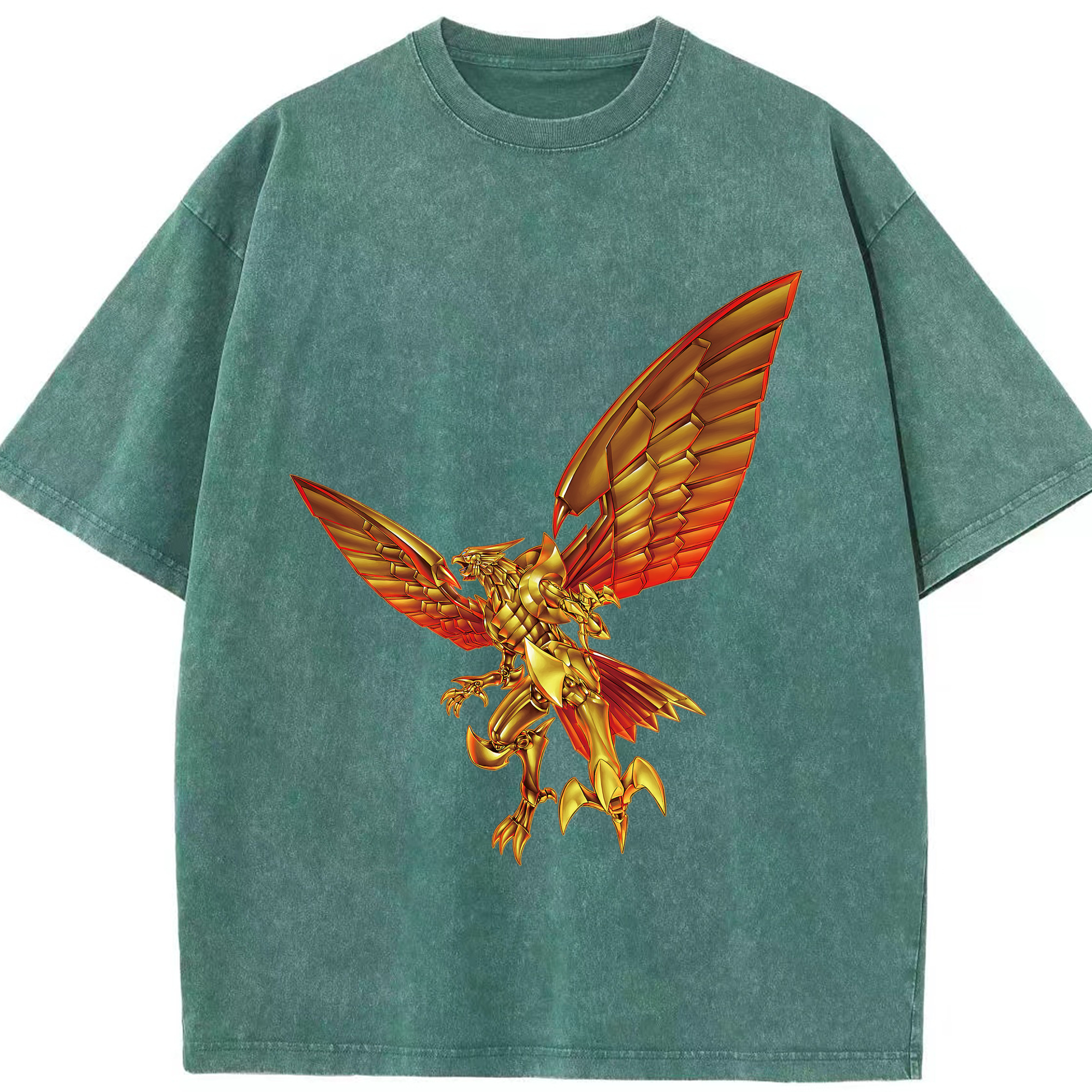 （画像用） 遊☆戯☆王 Yu-Gi-Oh! 綿100% ヴィンテージ風 半袖Tシャツ（フロントプリント）